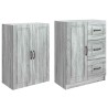 Ensemble de Meubles 2 pcs Sonoma gris Bois d'ingénierie 642385642385