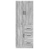 Ensemble de Meubles 2 pcs Sonoma gris Bois d'ingénierie 642385642385