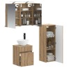 Ensemble de mobilier de salle de bain 4 pc Chêne artisanal 642386642386