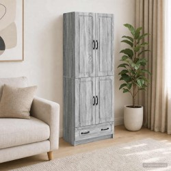 Ensemble de Meubles 2 pcs Sonoma gris Bois d'ingénierie 642387642387