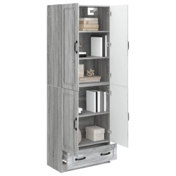 Ensemble de Meubles 2 pcs Sonoma gris Bois d'ingénierie 642387642387