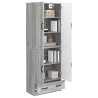 Ensemble de Meubles 2 pcs Sonoma gris Bois d'ingénierie 642387642387