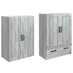 Ensemble de Meubles 2 pcs Sonoma gris Bois d'ingénierie 642387642387