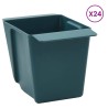 Caisses à fleurs pour palettes Euro 24 pcs Vert 642393642393