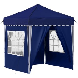 Tente de fête pop-up 195 x 195 x 245 cm Bleu Tissu Oxford 642394642394