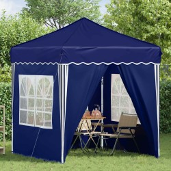 Tente de fête pop-up 195 x 195 x 245 cm Bleu Tissu Oxford 642394642394