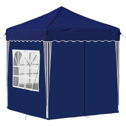 Tente de fête pop-up 195 x 195 x 245 cm Bleu Tissu Oxford 642394642394