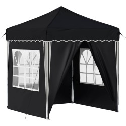 Tente de fête pop-up 195 x 195 x 245 cm Anthracite Tissu Oxford 642395642395