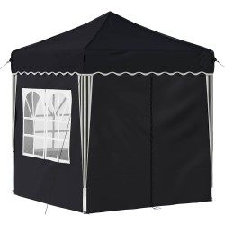 Tente de fête pop-up 195 x 195 x 245 cm Anthracite Tissu Oxford 642395642395
