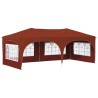 Tente de fête pop-up 575 x 288 x 245 cm Terre cuite 642397642397