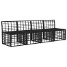 Canapé de jardin 4 places sans accoudoir 4 pcs 642401642401