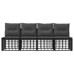 Canapé de jardin 4 places sans accoudoir 4 pcs 642401642401