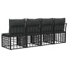 Canapé de jardin 4 places sans accoudoir 4 pcs 642401642401