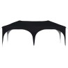 Tente de fête pop-up 575 x 288 x 245 cm Anthracite Tissu Oxford 642404642404