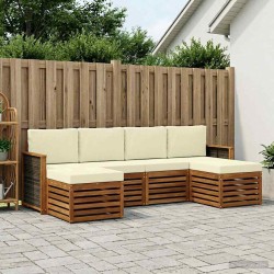 Ensembles de canapés Bois d'Acacia Massif 642416642416
