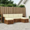 Ensembles de canapés Bois d'Acacia Massif 642416642416