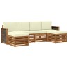 Ensembles de canapés Bois d'Acacia Massif 642416642416
