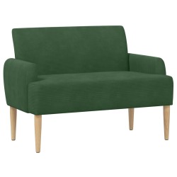 Canapé love seat avec capitonnage en boutons Vert Jungle 642424642424