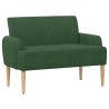 Canapé love seat avec capitonnage en boutons Vert Jungle 642424642424