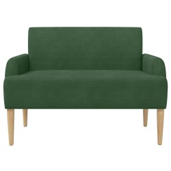 Canapé love seat avec capitonnage en boutons Vert Jungle 642424642424
