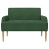 Canapé love seat avec capitonnage en boutons Vert Jungle 642424642424