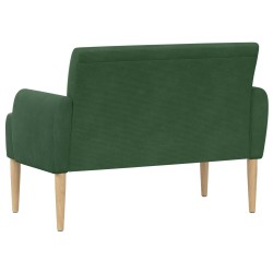 Canapé love seat avec capitonnage en boutons Vert Jungle 642424642424