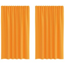 Rideaux en voile à œillets 2 pcs orange 642425642425
