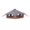 Tente familiale Gris et orange 18-Personnes 642428642428