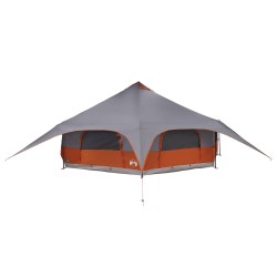 Tente familiale Gris et orange 18-Personnes 642428642428