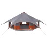 Tente familiale Gris et orange 18-Personnes 642428642428