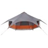 Tente familiale Gris et orange 18-Personnes 642428642428