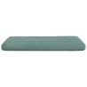 Coussins de siège 4 pcs Vert Mer 40 x 40 x 3 cm Velours 642430642430