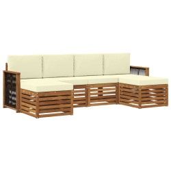Ensembles de canapés Bois d'Acacia Massif 642433642433