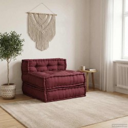 Canapé modulaire marron 70x70x54 tissu 642436642436