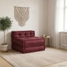 Canapé modulaire marron 70x70x54 tissu 642436642436