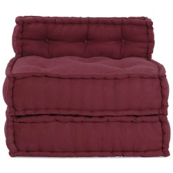 Canapé modulaire marron 70x70x54 tissu 642436642436