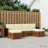Ensembles de canapés Bois d'Acacia Massif 642437642437