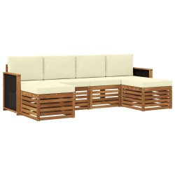 Ensembles de canapés Bois d'Acacia Massif 642437642437