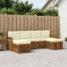 Ensembles de canapés Bois d'Acacia Massif 642454642454