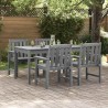 Chaise de jardin 4 pcs Gris clair 65,5 x 59 x 88 cm 642459642459