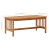 Table basse 102x50x43 cm Bois d'acacia solide 642460642460