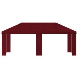 Housse de Gazebo 6 x 3 m Bordeaux Polyester 190 gsm 642470642470