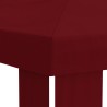 Housse de Gazebo 6 x 3 m Bordeaux Polyester 190 gsm 642470642470