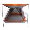 Tente Cabane Gris et orange 8 personnes Polyester et Acier 642477642477