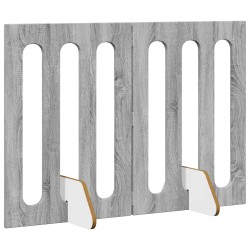 Clôture pliable pour animaux 2 pcs Gris Sonoma 642479642479