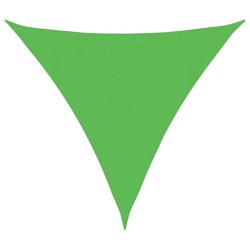 Voile d'ombrage 160 g/m² Vert clair 3,6x3,6x3,6 m PEHD 642486642486
