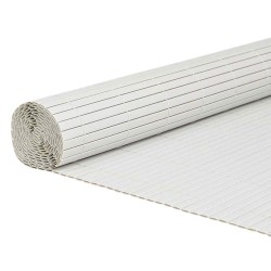 Clôture de jardin double face blanche 1,8 x 3 m PVC 642496642496