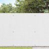 Clôture de jardin double face blanche 1,8 x 3 m PVC 642496642496