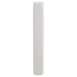 Clôture de jardin double face blanche 1,8 x 3 m PVC 642496642496