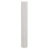 Clôture de jardin double face blanche 1,8 x 3 m PVC 642496642496